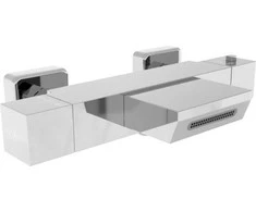 Mexen termostatinis vonios maišytuvas Cube, Chrome