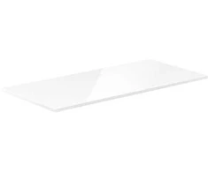 Mexen Uni vonios spintelės stalviršis, 100 cm, Baltas glossy