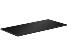 Mexen Uni vonios spintelės stalviršis, 120 cm, Juodas matt
