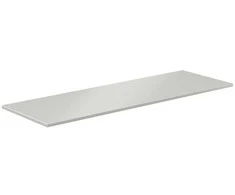 Mexen Uni vonios spintelės stalviršis, 130 cm, Pilkas matt