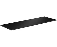 Mexen Uni vonios spintelės stalviršis, 140 cm, Juodas matt