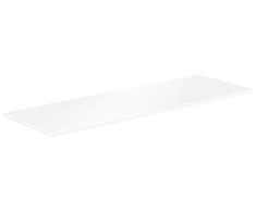 Mexen Uni vonios spintelės stalviršis, 140 cm, Baltas matt