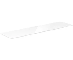 Mexen Uni vonios spintelės stalviršis, 220 cm, Baltas glossy