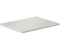 Mexen Uni vonios spintelės stalviršis, 50 cm, Pilkas matt