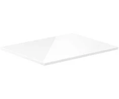 Mexen Uni vonios spintelės stalviršis, 60 cm, Baltas glossy