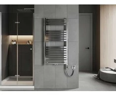 Mexen Uran elektrinis radiatorius, 1200 x 600 mm, 600 W, chromo