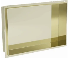 Mexen X-Wall-NR įleidžiama sieninė lentyna, 45x30 cm, Gold