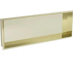 Mexen X-Wall-NR įleidžiama sieninė lentyna, 90x30 cm, Gold