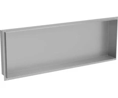 Mexen X-Wall-NR įleidžiama sieninė lentyna, 90x30 cm, Inox