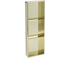 Mexen X-Wall-NR įleidžiama sieninė lentyna 3l, 90x30 cm, Gold