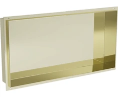 Mexen X-Wall-NR įleidžiama sieninė lentyna, 60x30 cm, Gold