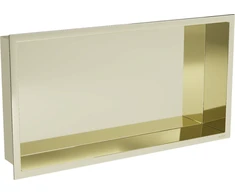 Mexen X-Wall-R įleidžiama sieninė lentyna, 60x30 cm, Gold