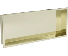 Mexen X-Wall-R įleidžiama sieninė lentyna, 75x30 cm, Gold