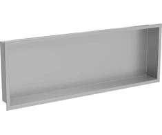 Mexen X-Wall-R įleidžiama sieninė lentyna, 90x30 cm, Inox