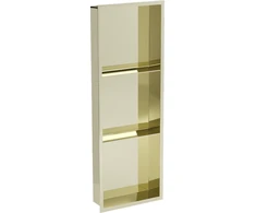 Mexen X-Wall-R įleidžiama sieninė lentyna 3l, 90x30 cm, Gold