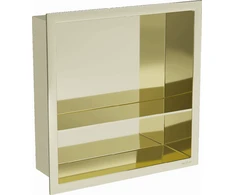 Mexen X-Wall-R įleidžiama sieninė lentyna 2l, 30x30 cm, Gold