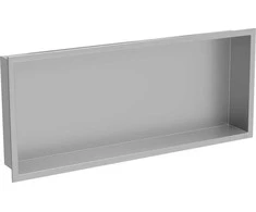 Mexen X-Wall-R įleidžiama sieninė lentyna, 75x30 cm, Inox