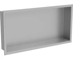 Mexen X-Wall-R įleidžiama sieninė lentyna, 60x30 cm, Inox