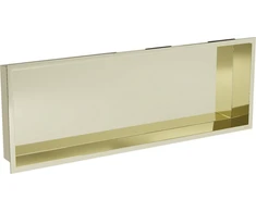 Mexen X-Wall-R įleidžiama sieninė lentyna, 90x30 cm, Gold