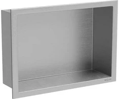 Mexen X-Wall-R įleidžiama sieninė lentyna, 30x20 cm, Inox