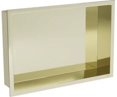 Mexen X-Wall-R įleidžiama sieninė lentyna, 45x30 cm, Gold