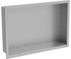 Mexen X-Wall-R įleidžiama sieninė lentyna,45x30 cm, Inox