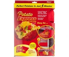 Mikrobangų krosnelės bulvių maišelis Potato express