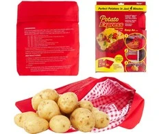 Mikrobangų krosnelės bulvių maišelis Potato express