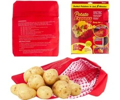 Mikrobangų krosnelės bulvių maišelis Potato express