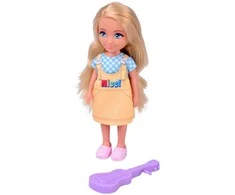 Mini lėlė Ankiki su gitara, 14 cm