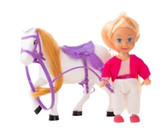 Mini lėlė jojikė su žirgu