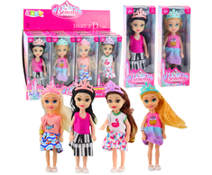 Mini lėlė Princesė, 14 cm (1 vnt.)