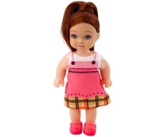 Mini lėlė su šuniukais ir aksesuarais