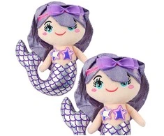 Minkštas žaislas Undinėlė, 25 cm, violetinė