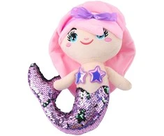 Minkštas žaislas Undinėlė, 28 cm, violetinė