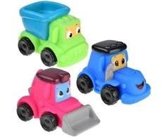 Minkštų automobilių rinkinys, 3 vnt.