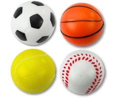 Minkštų kamuoliukų rinkinys Foam Balls, 6 cm, 4 vnt.