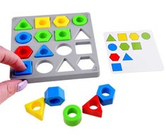 Mokomasis žaidimas Match the shapes