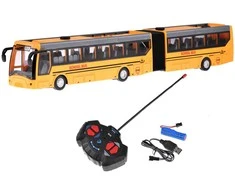 Mokyklinis autobusas su nuotolinio valdymo pultu