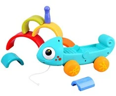 Montessori dėlionė Vaivorykštinis chameleonas