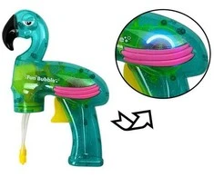 Muilo burbulų pistoletas Flamingas, mėlynas