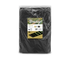 Mulčiavimo folija su skylutėmis Bradas, 1x50 m, juoda