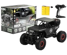 Nuotoliniu būdu valdoma sportinė mašina, 1:18, juoda