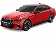 Nuotoliniu būdu valdomas automobilis BMW i5, raudonas