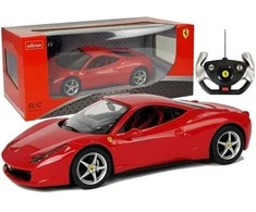Nuotoliniu būdu valdomas automobilis Ferrari Italia Rastar, raudonas