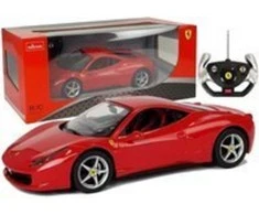Nuotoliniu būdu valdomas automobilis Ferrari Italia Rastar, raudonas