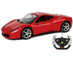 Nuotoliniu būdu valdomas automobilis Ferrari Italia Rastar, raudonas