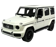 Nuotoliniu būdu valdomas automobilis Mercedes G63, baltas