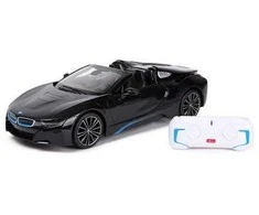 Nuotoliniu būdu valdomas BMW i8 1:12, juodas