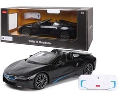 Nuotoliniu būdu valdomas BMW i8 1:12, juodas